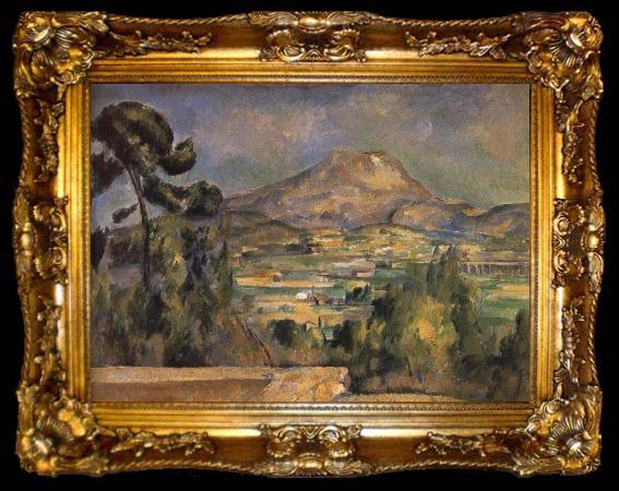 framed  Paul Cezanne Victor St Hill, ta009-2
